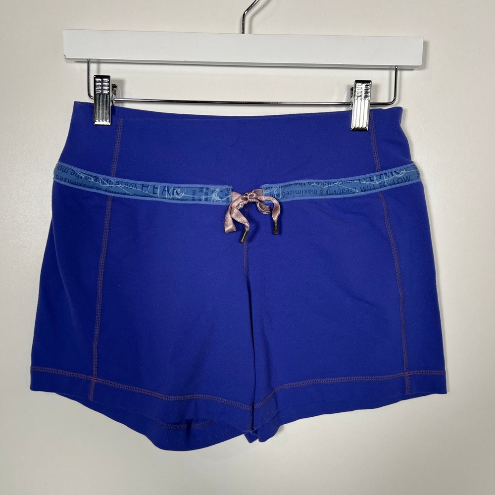 Lululemon Short Shorts Purple Athletic Yoga Running Stretchy Size 4 - Picture 2 of 5